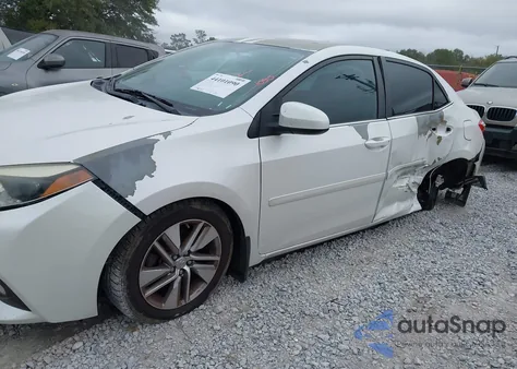 2015 Toyota Corolla Le Eco Premium from USA, damaged, VIN 5YFBPRHE4FP248419